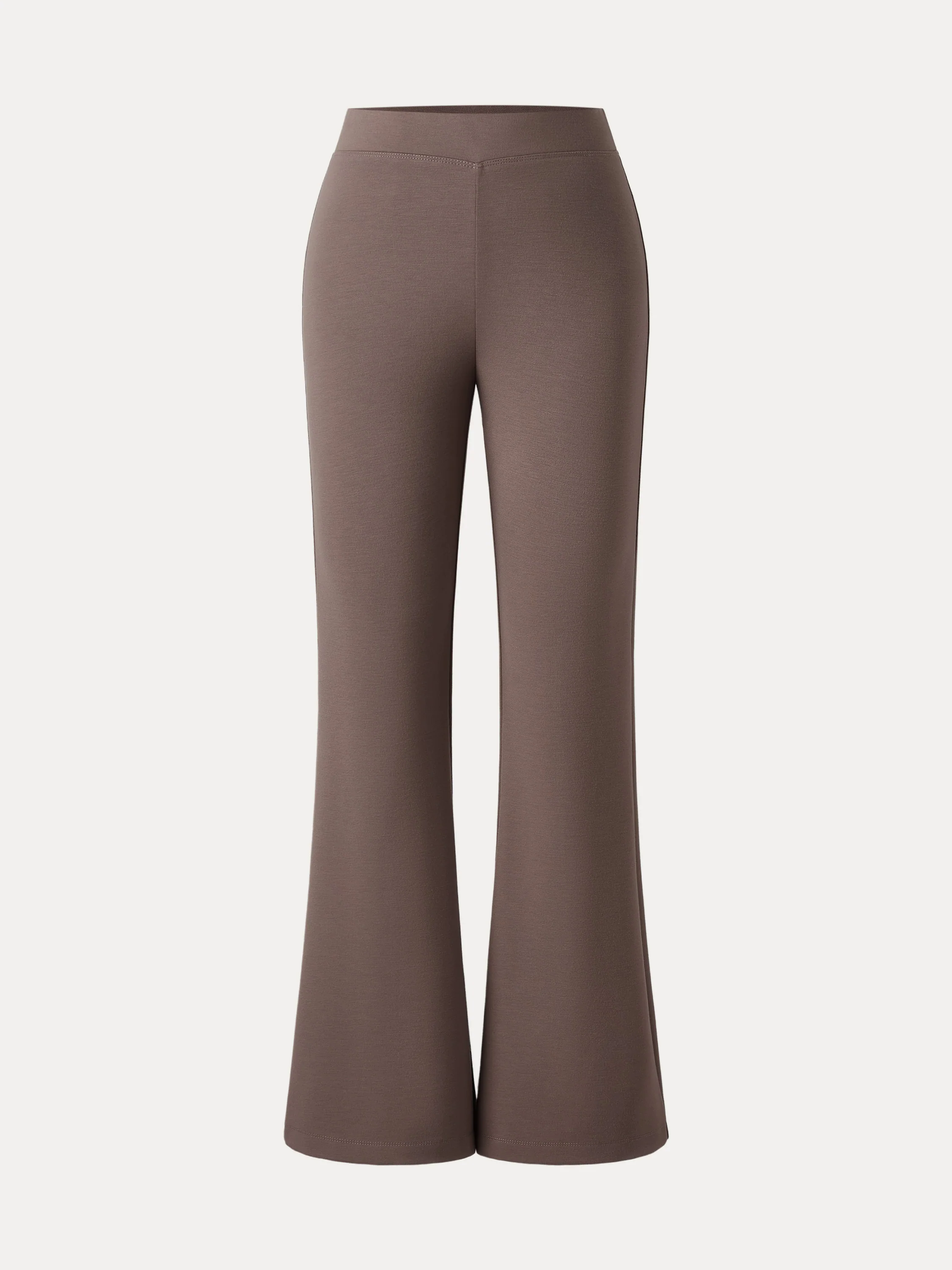 Mid Rise Anti-pilling Pull-on Bell Pant