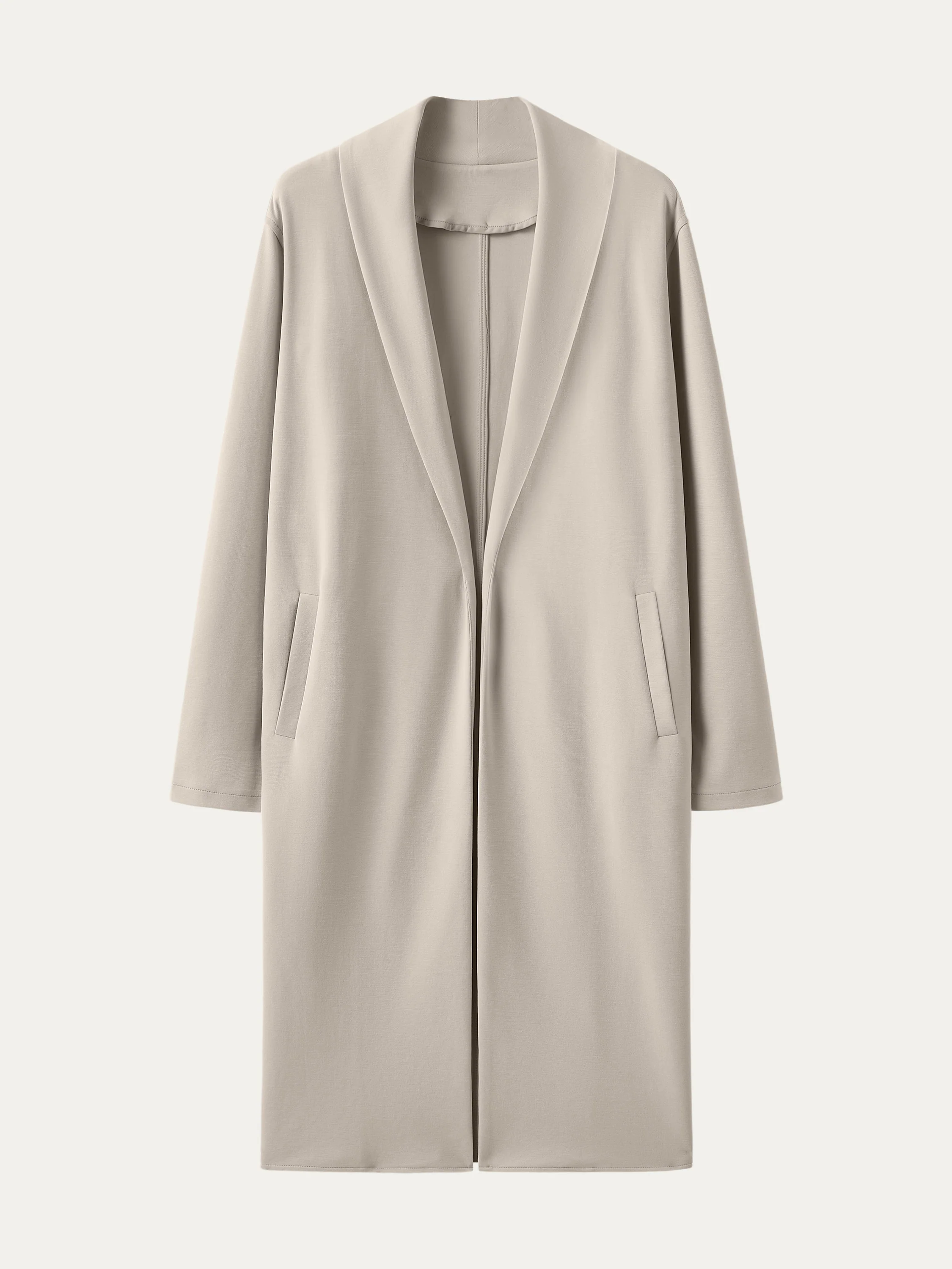 Shawl Collar Long Cardigan Coat