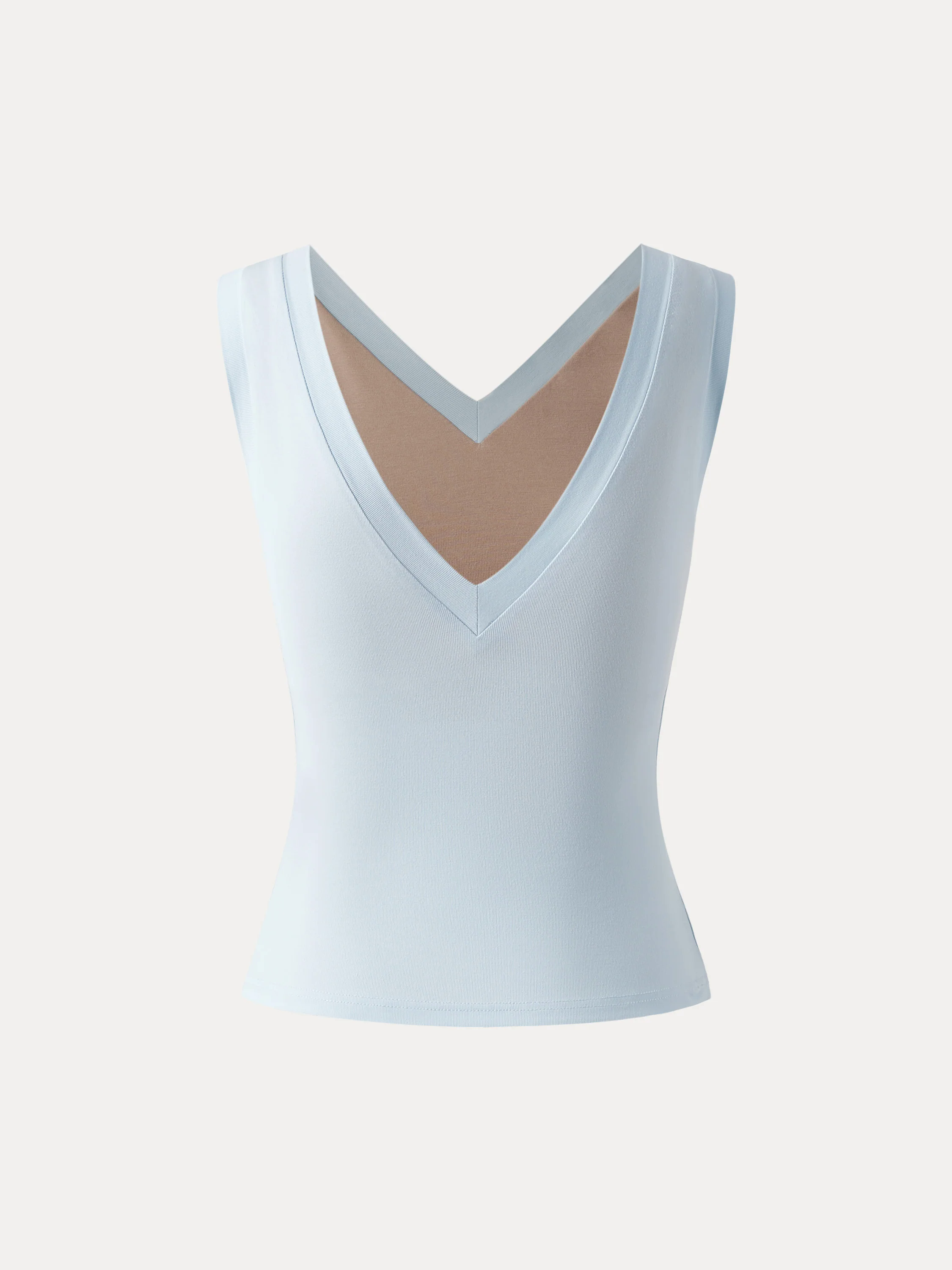Double V-Neck Low Back Brami Tank Double V-Neck Low Back Brami Tank