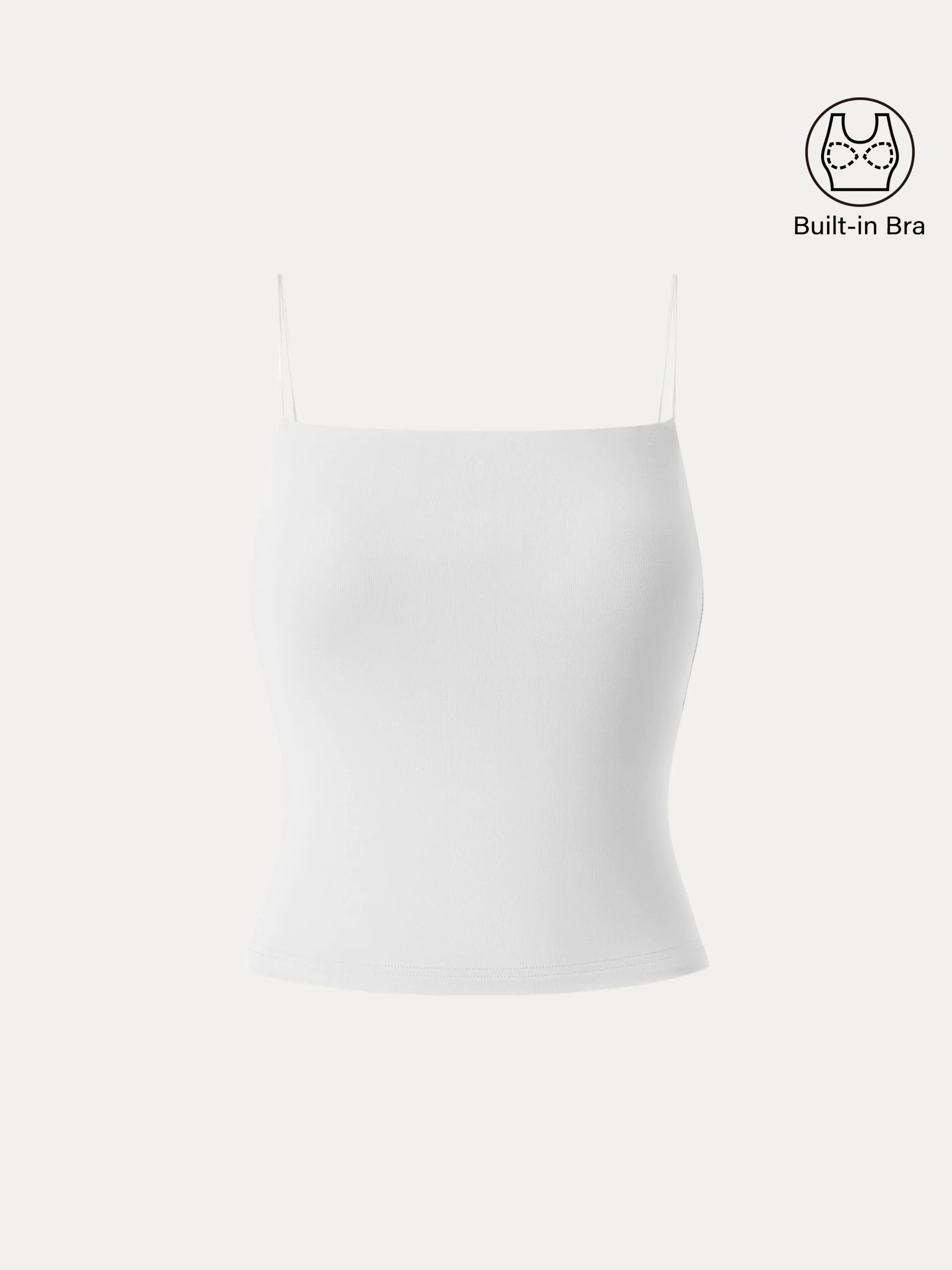 Essential Spaghetti Strap Cropped New Airy Brami Essential Spaghetti Strap Cropped New Airy Brami