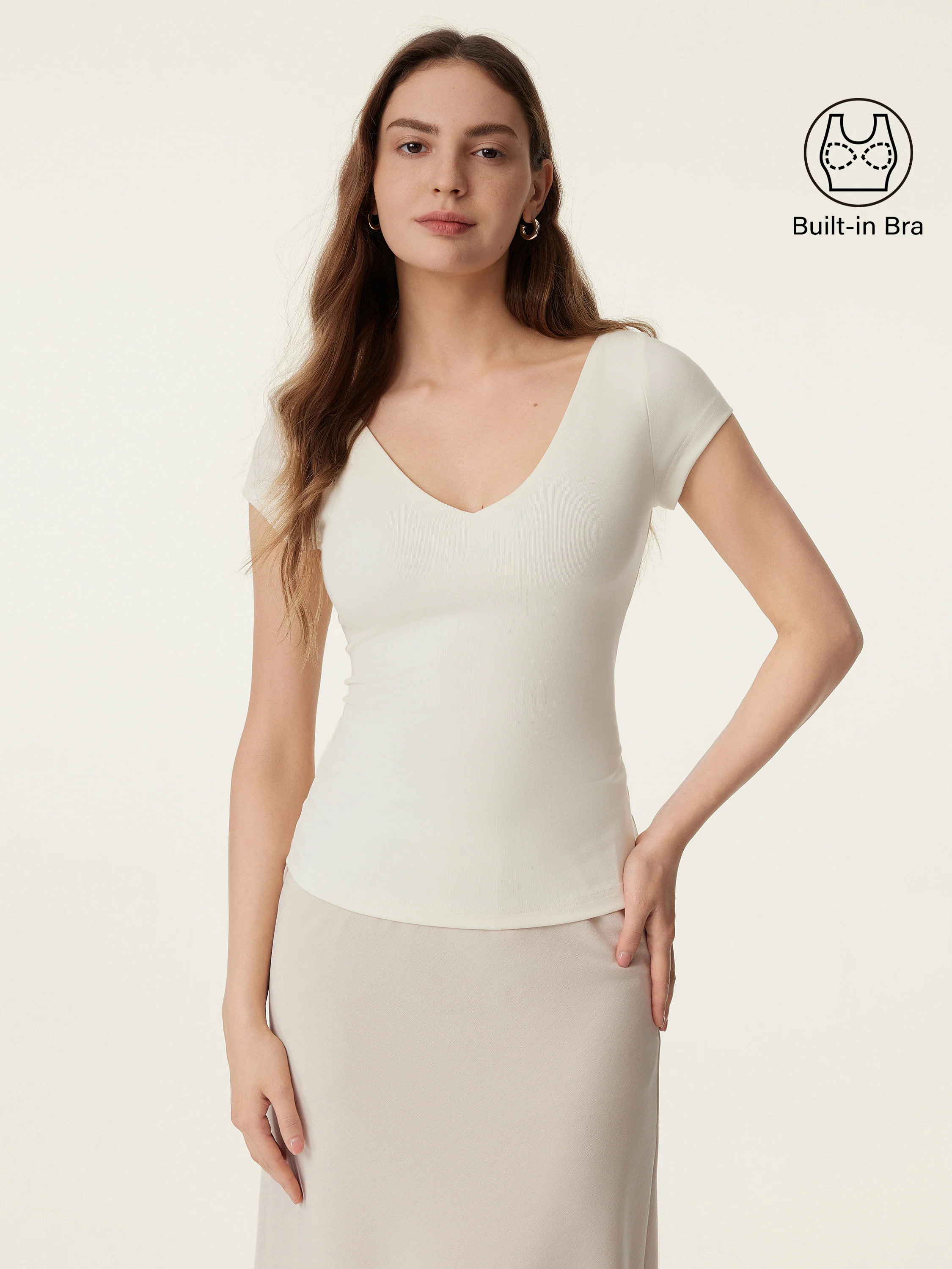 V-neck Short Sleeve New Airy Brami V-neck Short Sleeve New Airy Brami