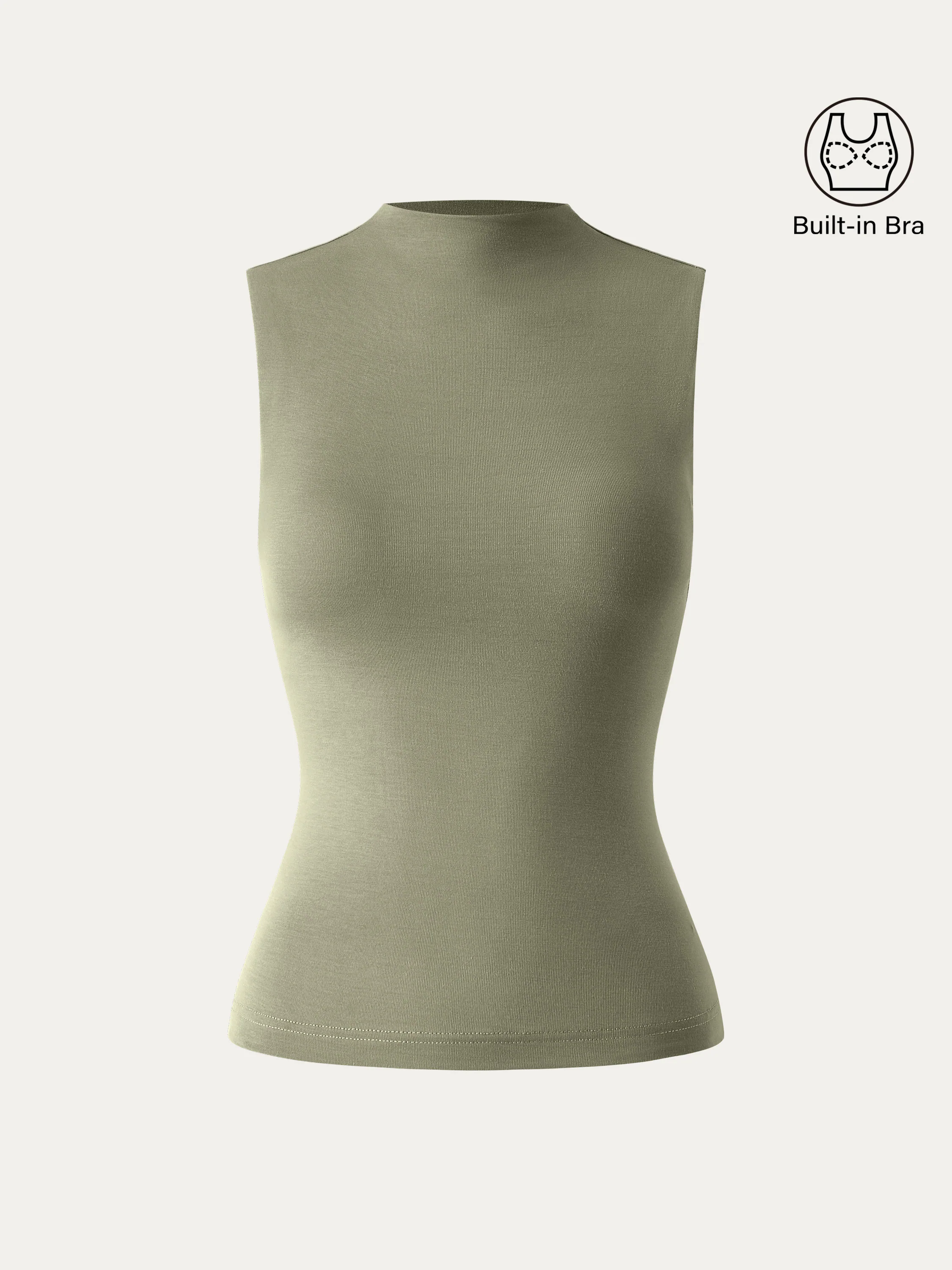 Mockneck New Airy Brami Tank Mockneck New Airy Brami Tank