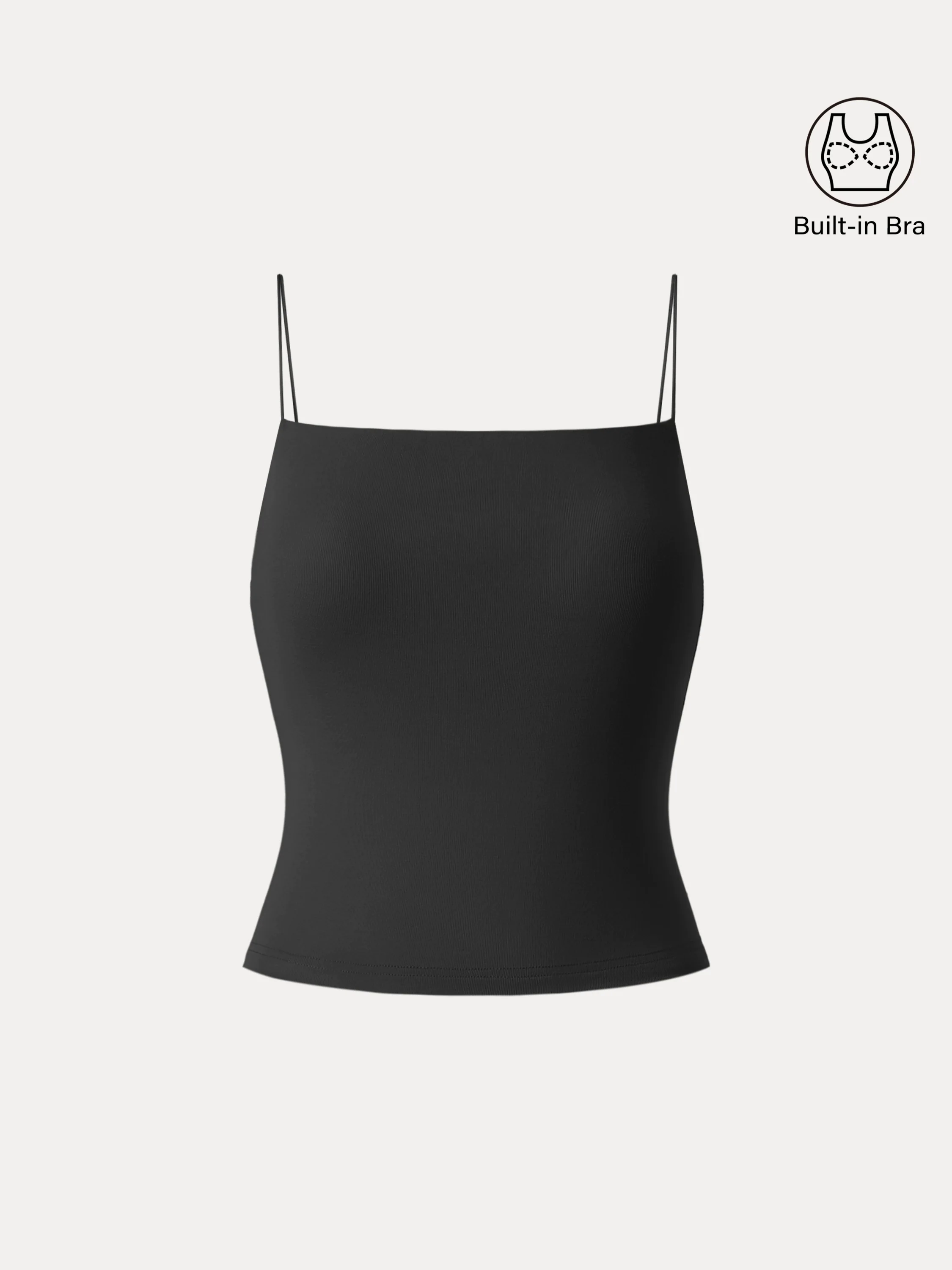 Essential Spaghetti Strap Cropped New Airy Brami Essential Spaghetti Strap Cropped New Airy Brami