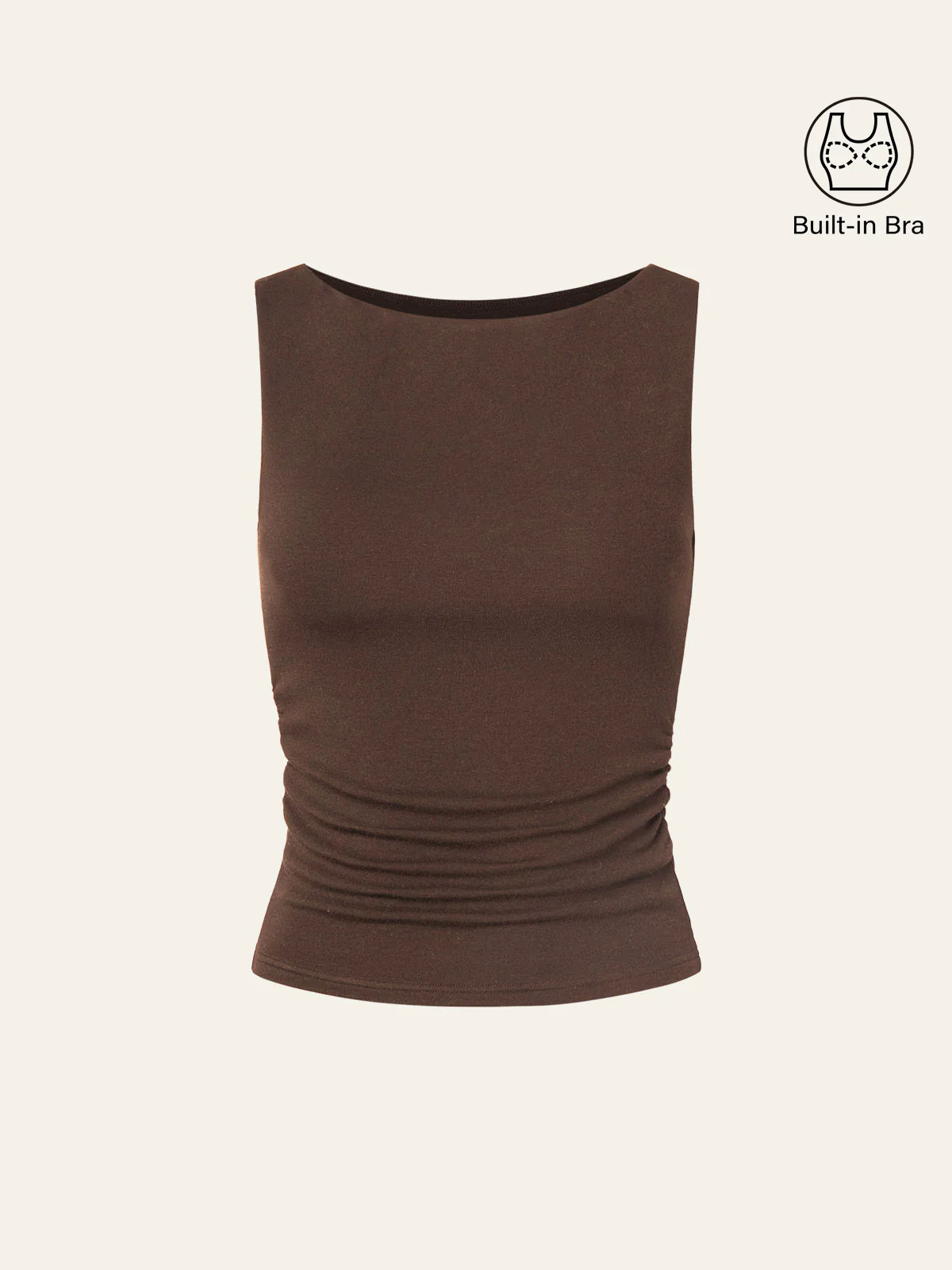 Boat Neck Brami Tank Top Boat Neck Brami Tank Top