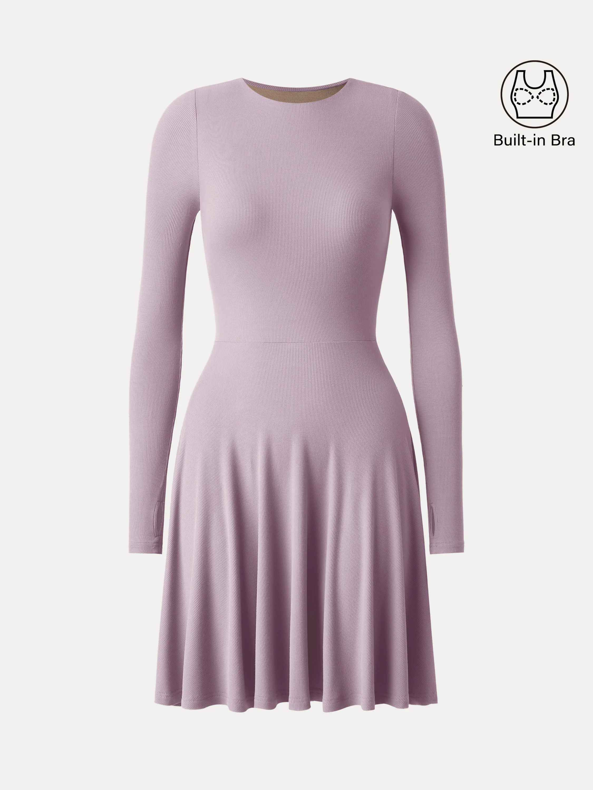 Everyday Crewneck New Airy Brami Mini Dress