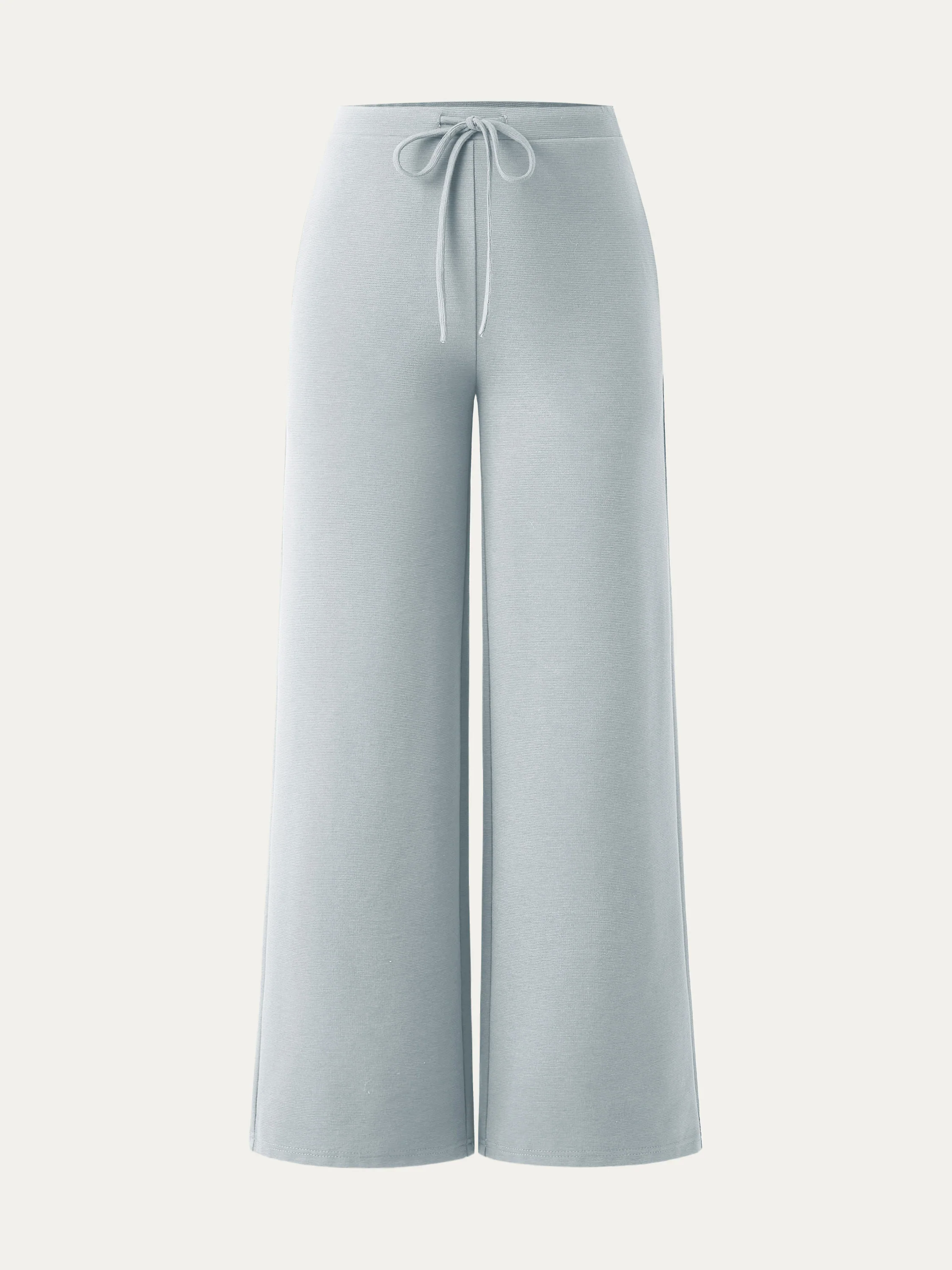 Mid Rise Drawstring Wide Leg Pant with Pockets Mid Rise Drawstring Wide Leg Pant with Pockets