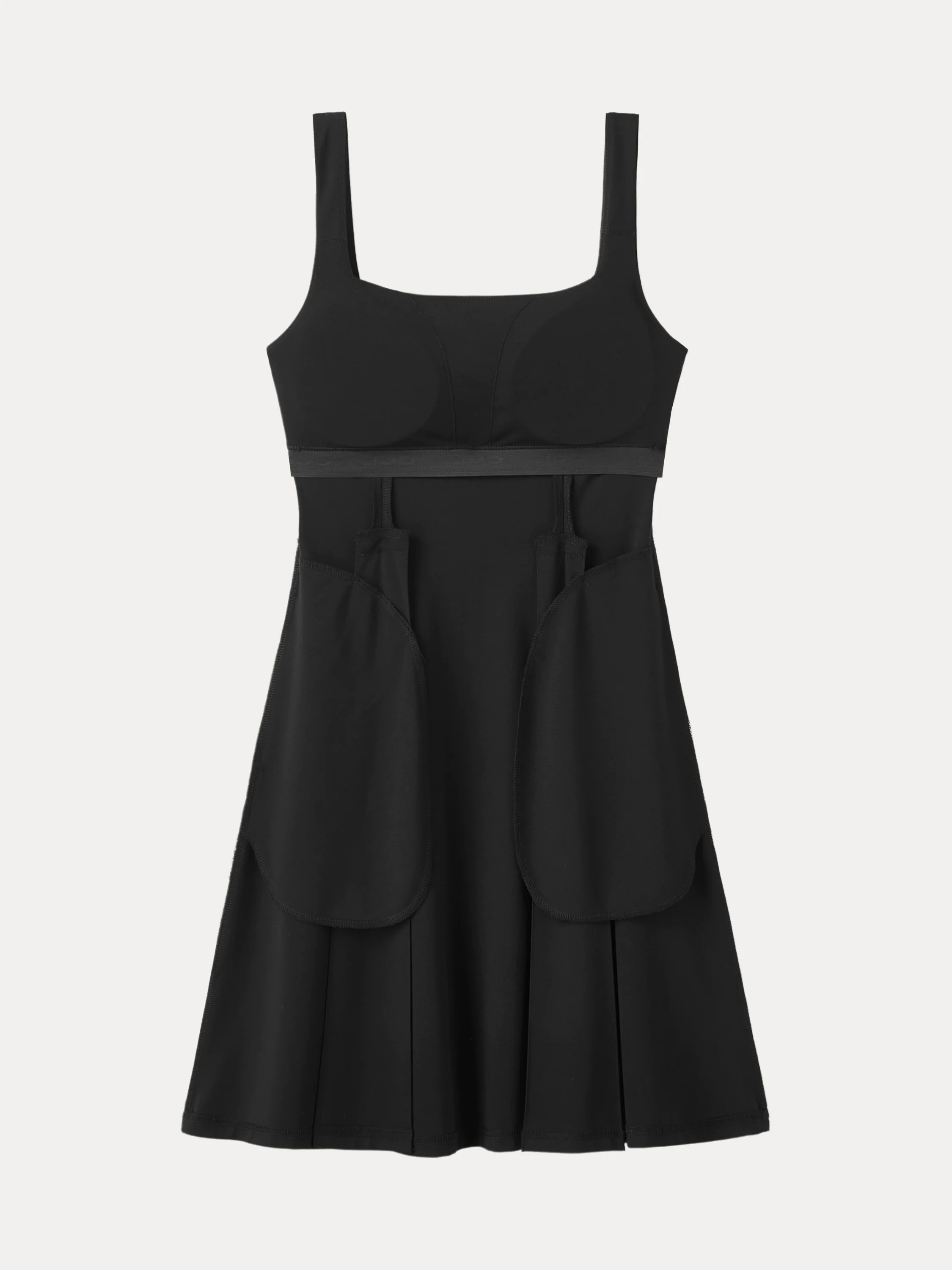 Square Neck Fit-and-flare Mini Brami Dress