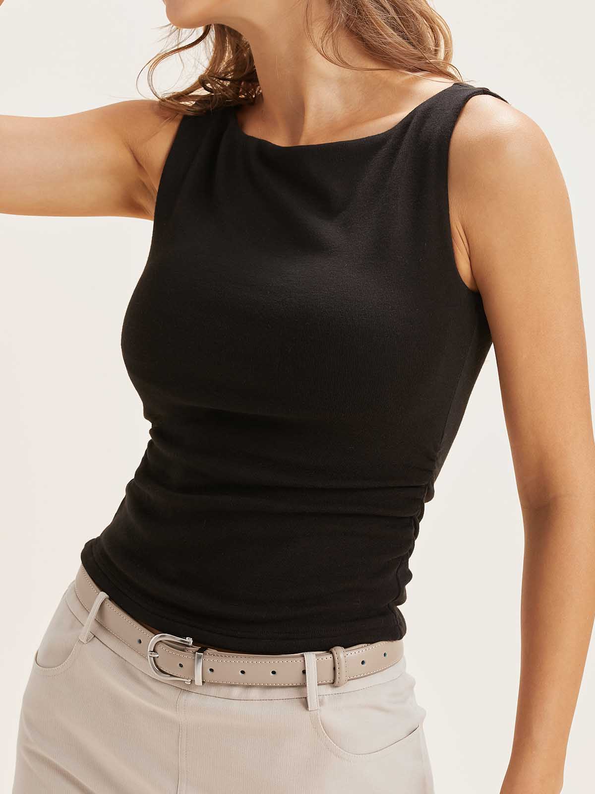 Boat Neck Brami Tank Top Boat Neck Brami Tank Top