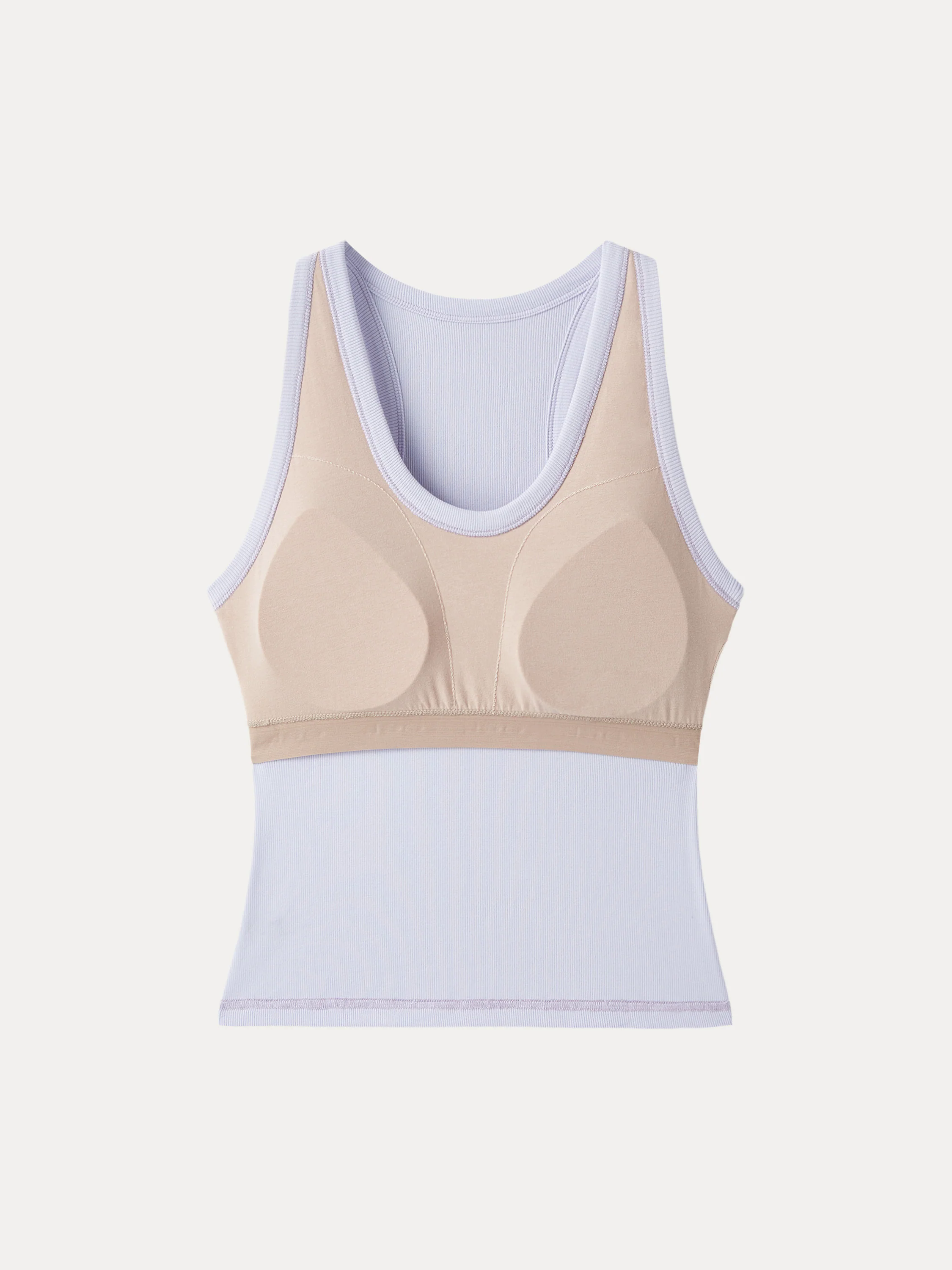 Stretch Cotton U-neck Racer Back Brami Tank