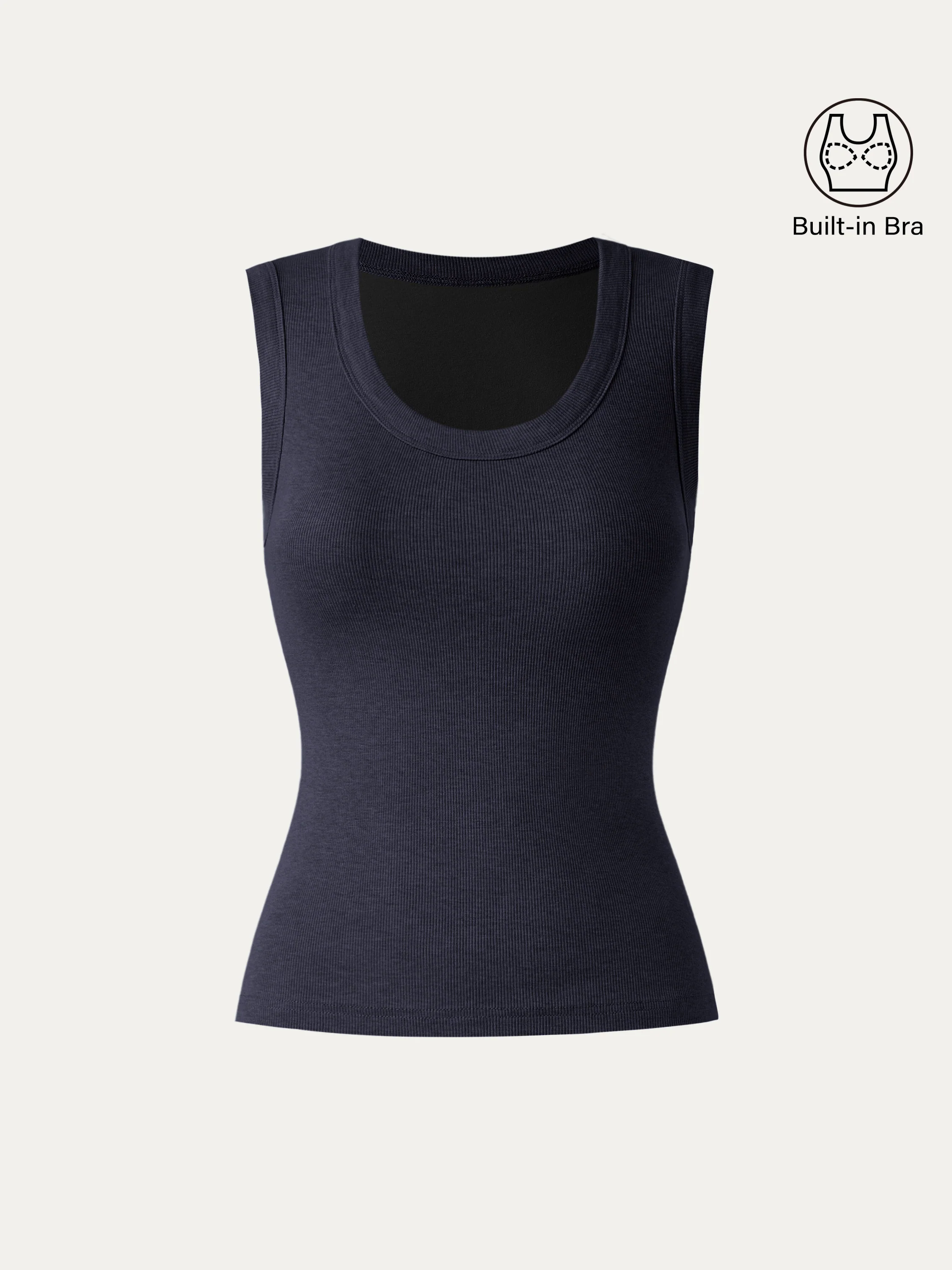 Stretch Cotton Scoopneck New Airy Brami Tank