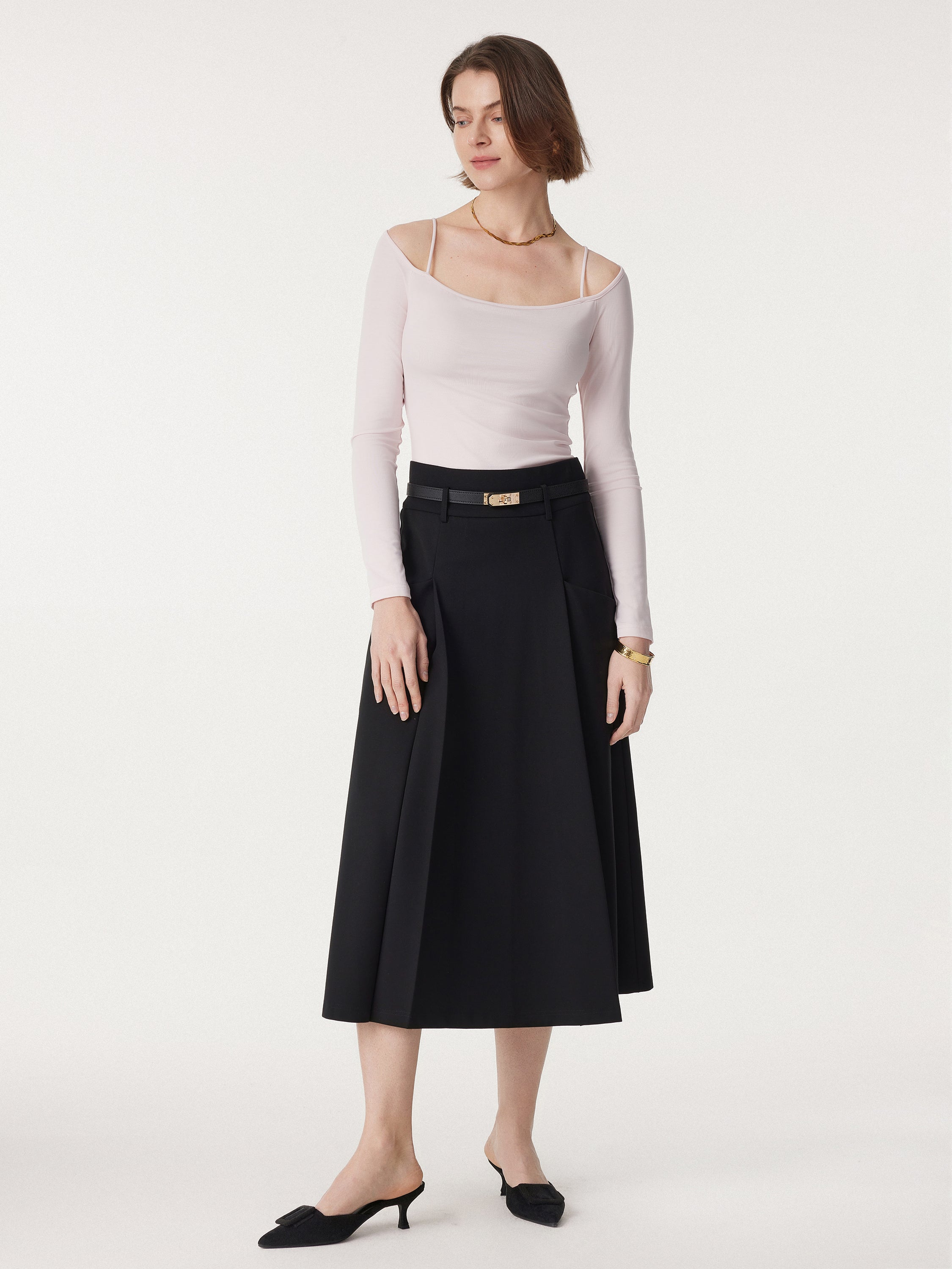 Non-sheer Off Shoulder New Airy Brami Top Non-sheer Off Shoulder New Airy Brami Top