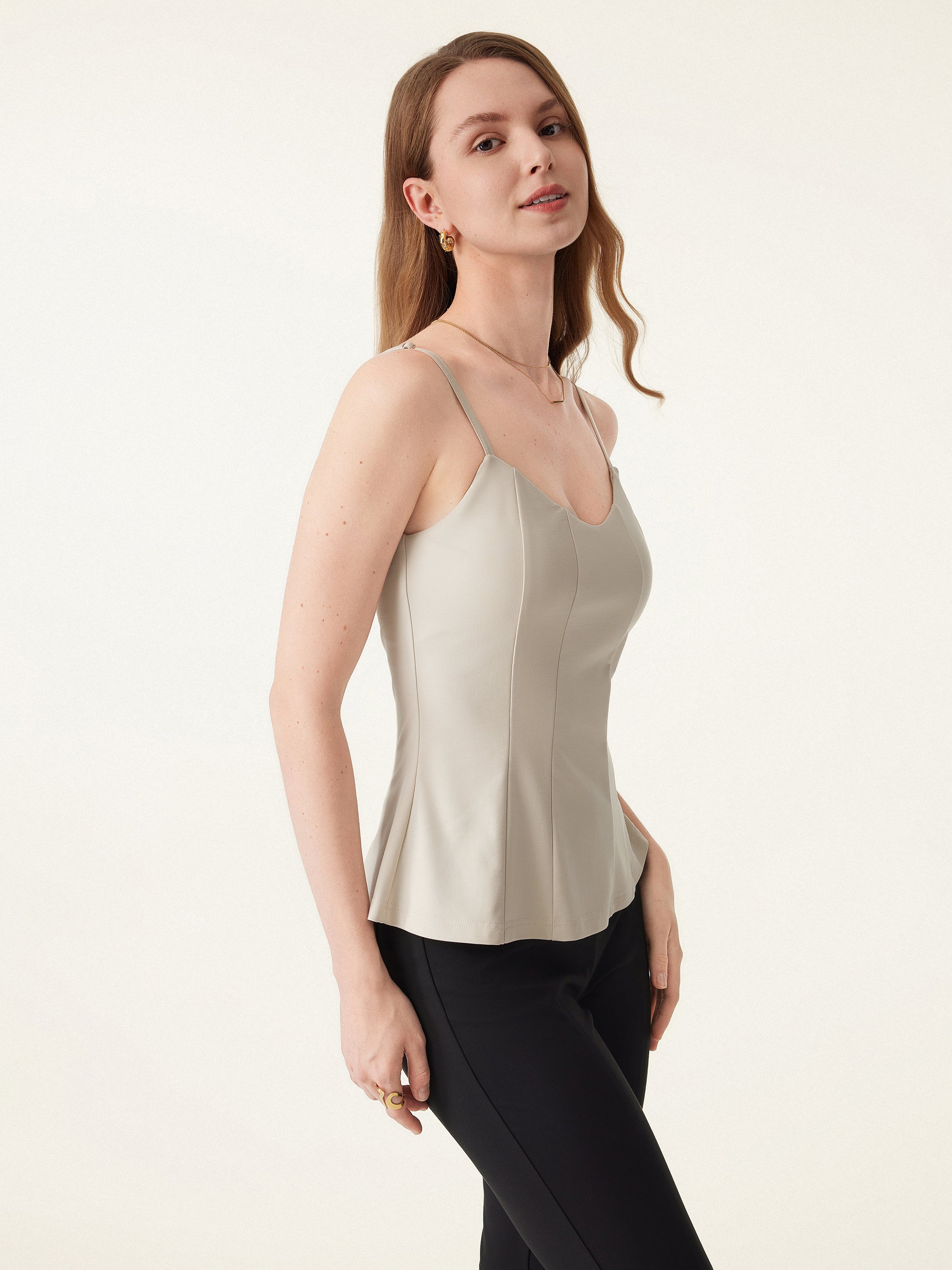 Cooling Scoop Neck Spaghetti Brami Cooling Scoop Neck Spaghetti Brami