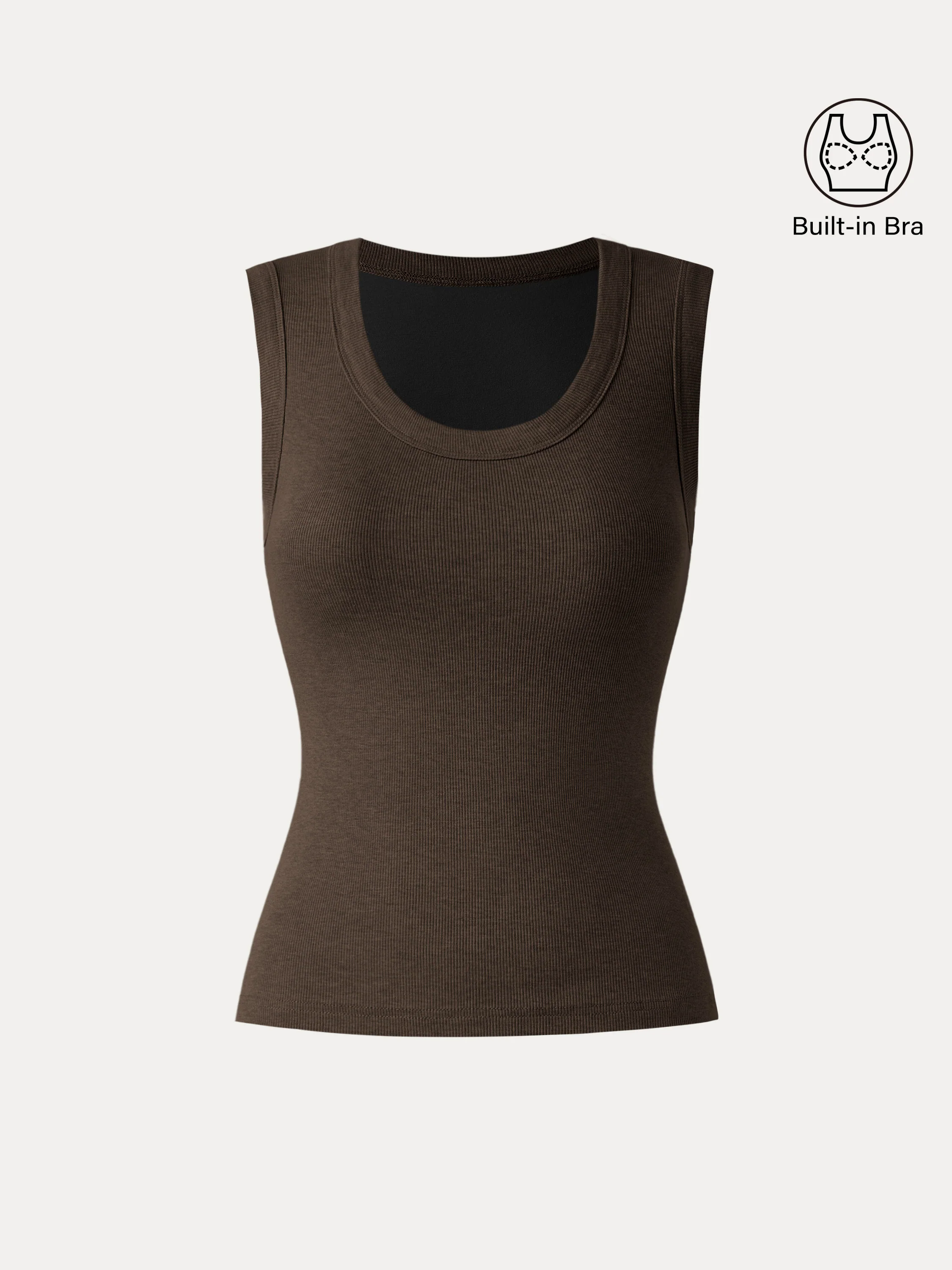 Stretch Cotton Scoopneck New Airy Brami Tank