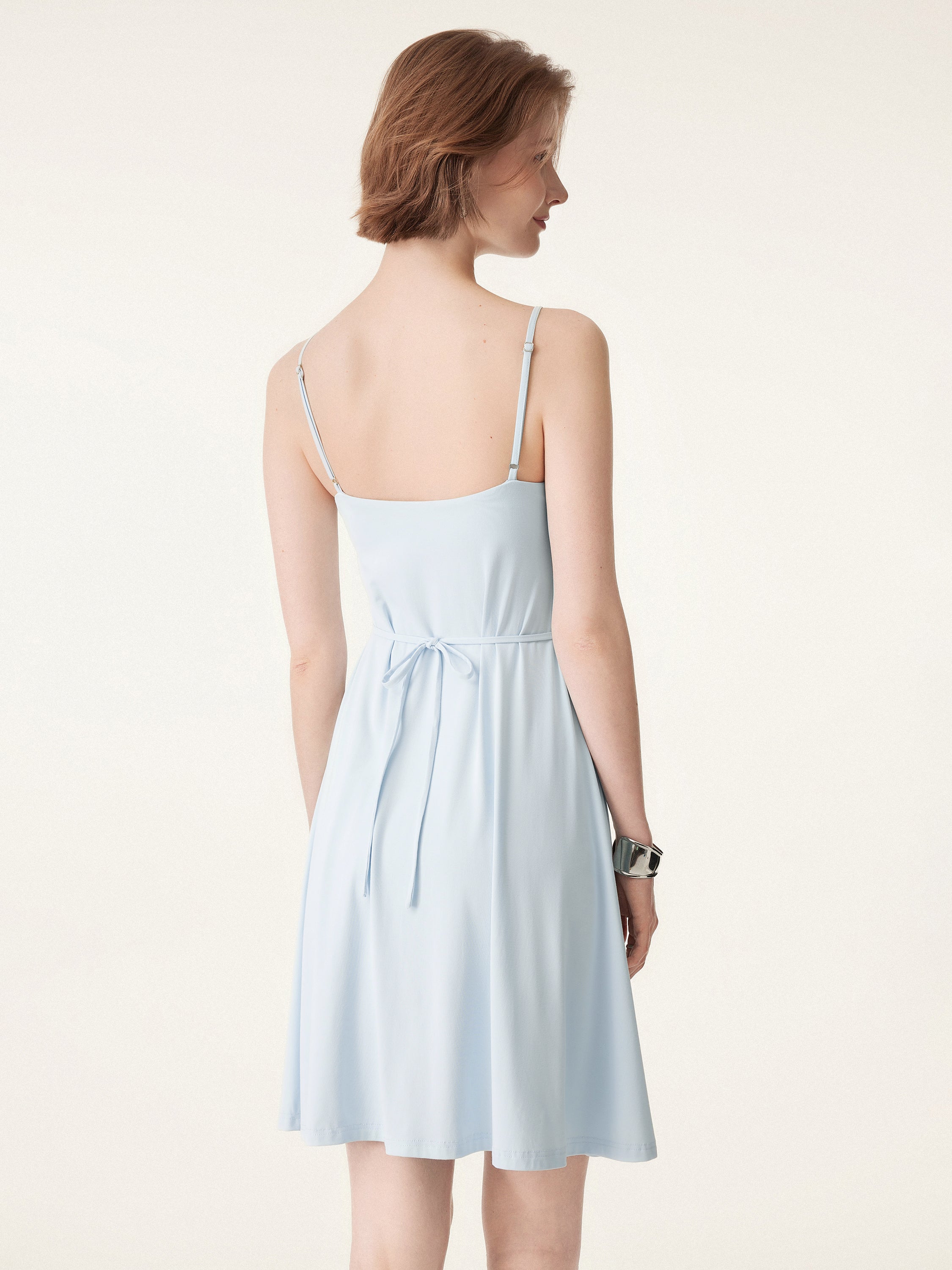 V-neck Mini Brami Sundress with Tieback V-neck Mini Brami Sundress with Tieback