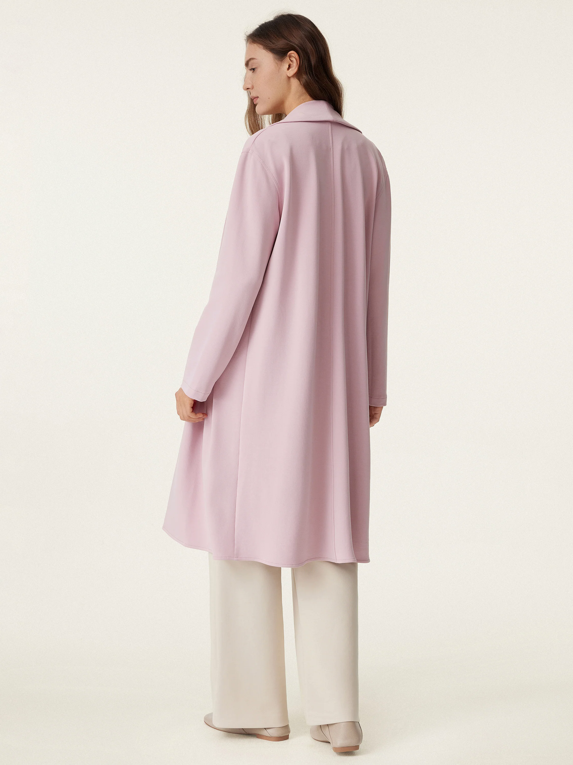 Shawl Collar Long Cardigan Coat