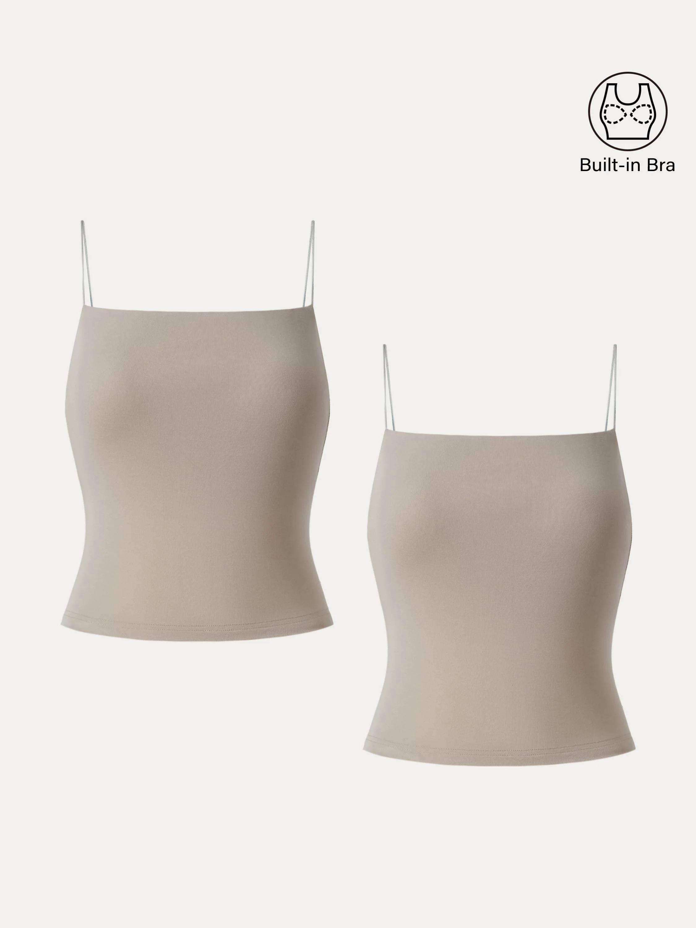 Essential Spaghetti Strap Cropped New Airy Brami Essential Spaghetti Strap Cropped New Airy Brami