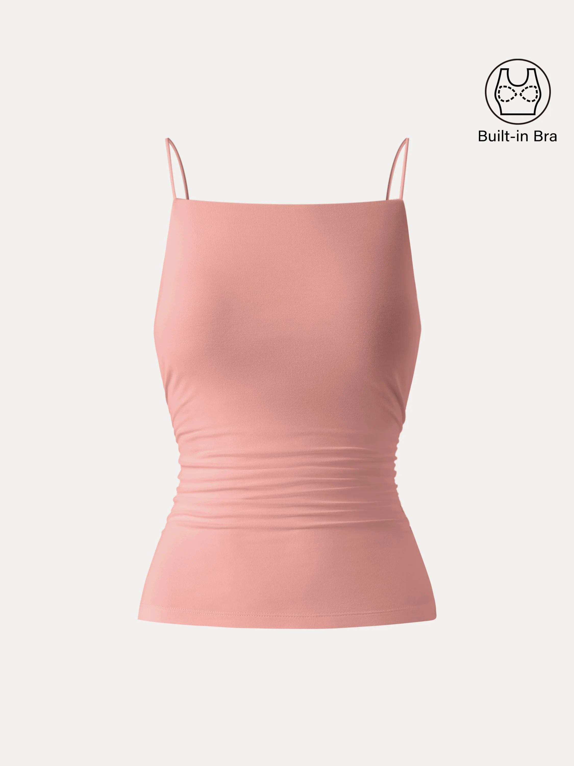 Ultrasoft Side Ruched Spaghetti Brami Ultrasoft Side Ruched Spaghetti Brami