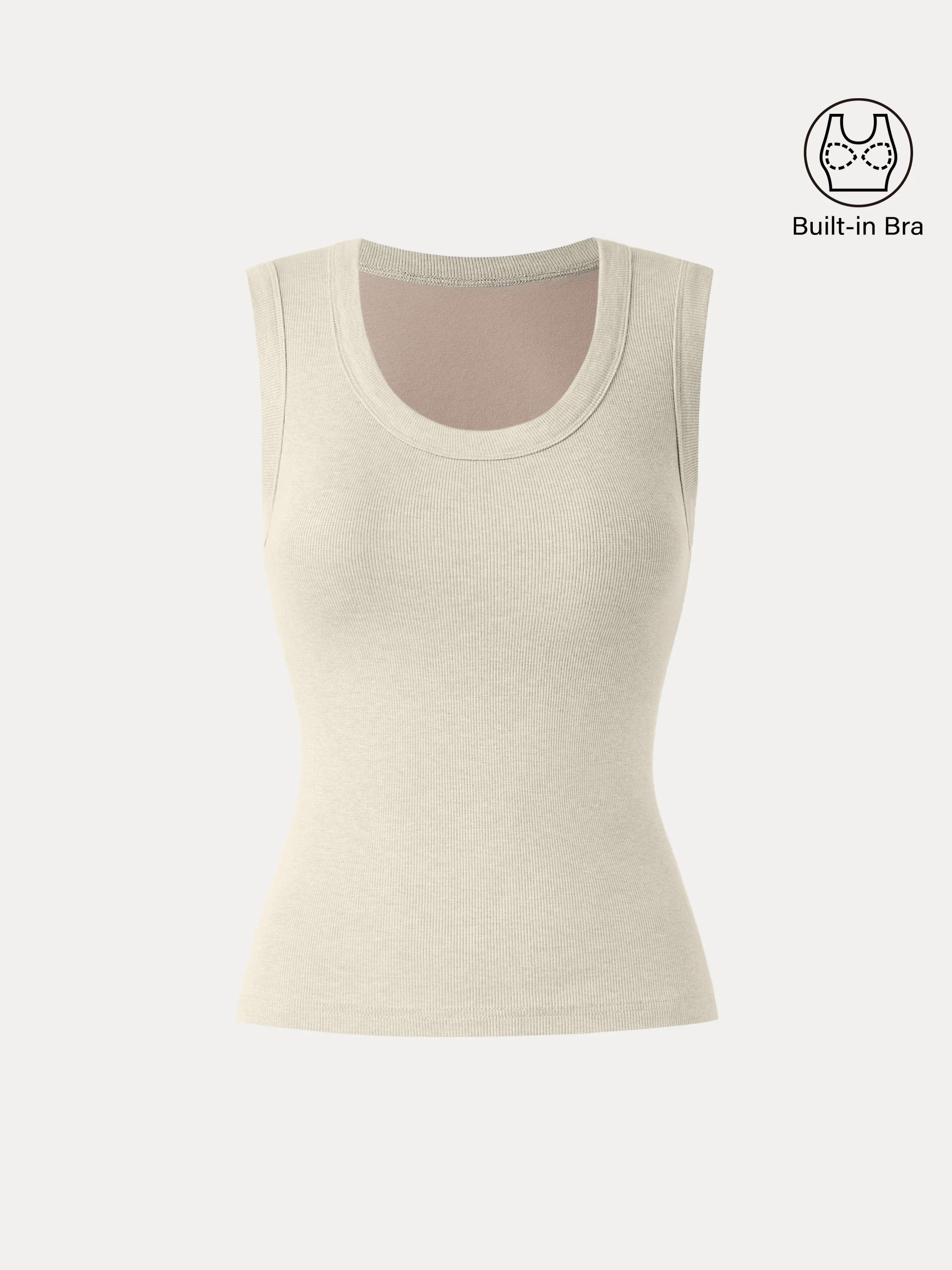 Stretch Cotton Scoopneck New Airy Brami Tank