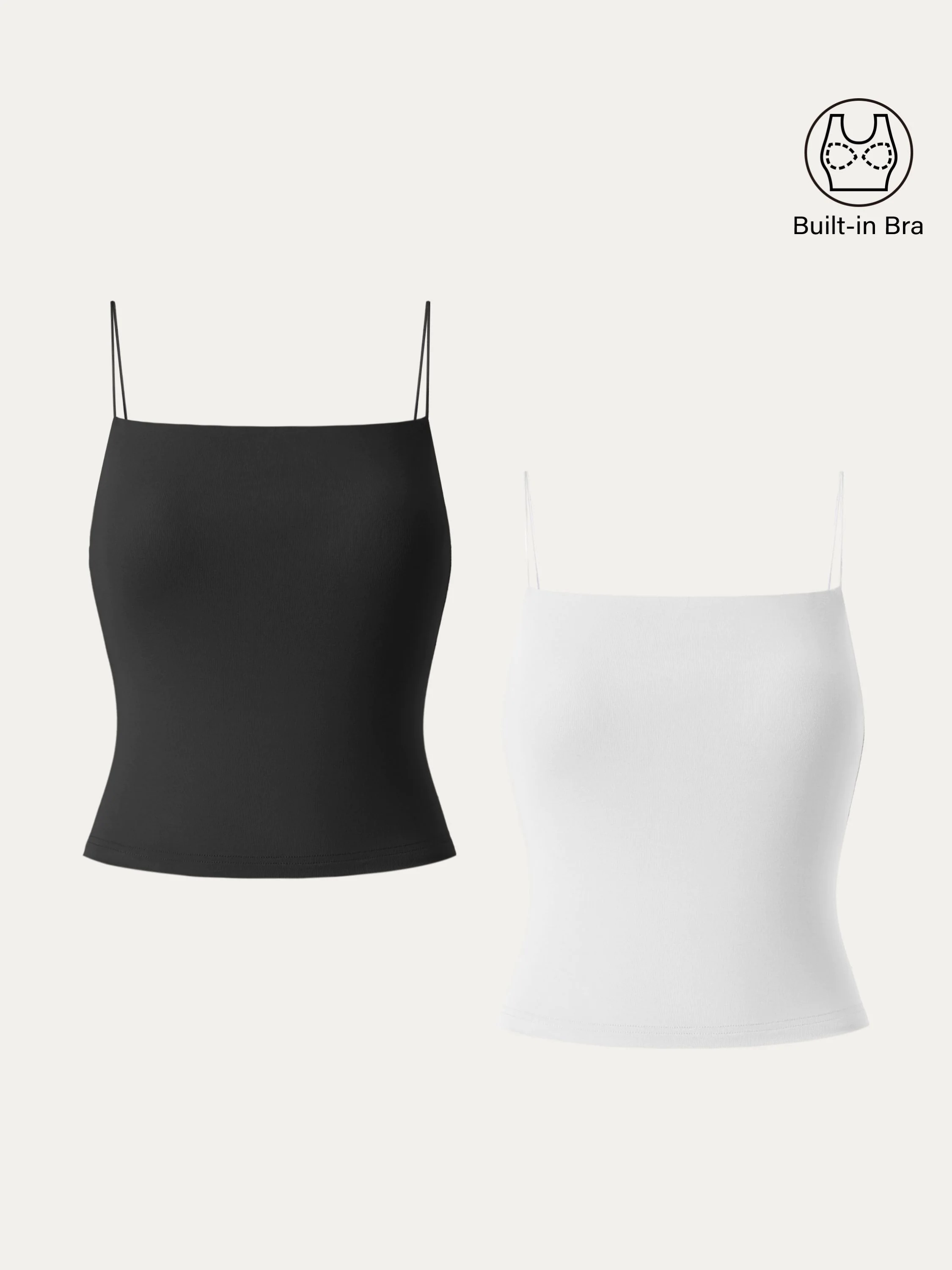 Essential Spaghetti Strap Cropped New Airy Brami Essential Spaghetti Strap Cropped New Airy Brami