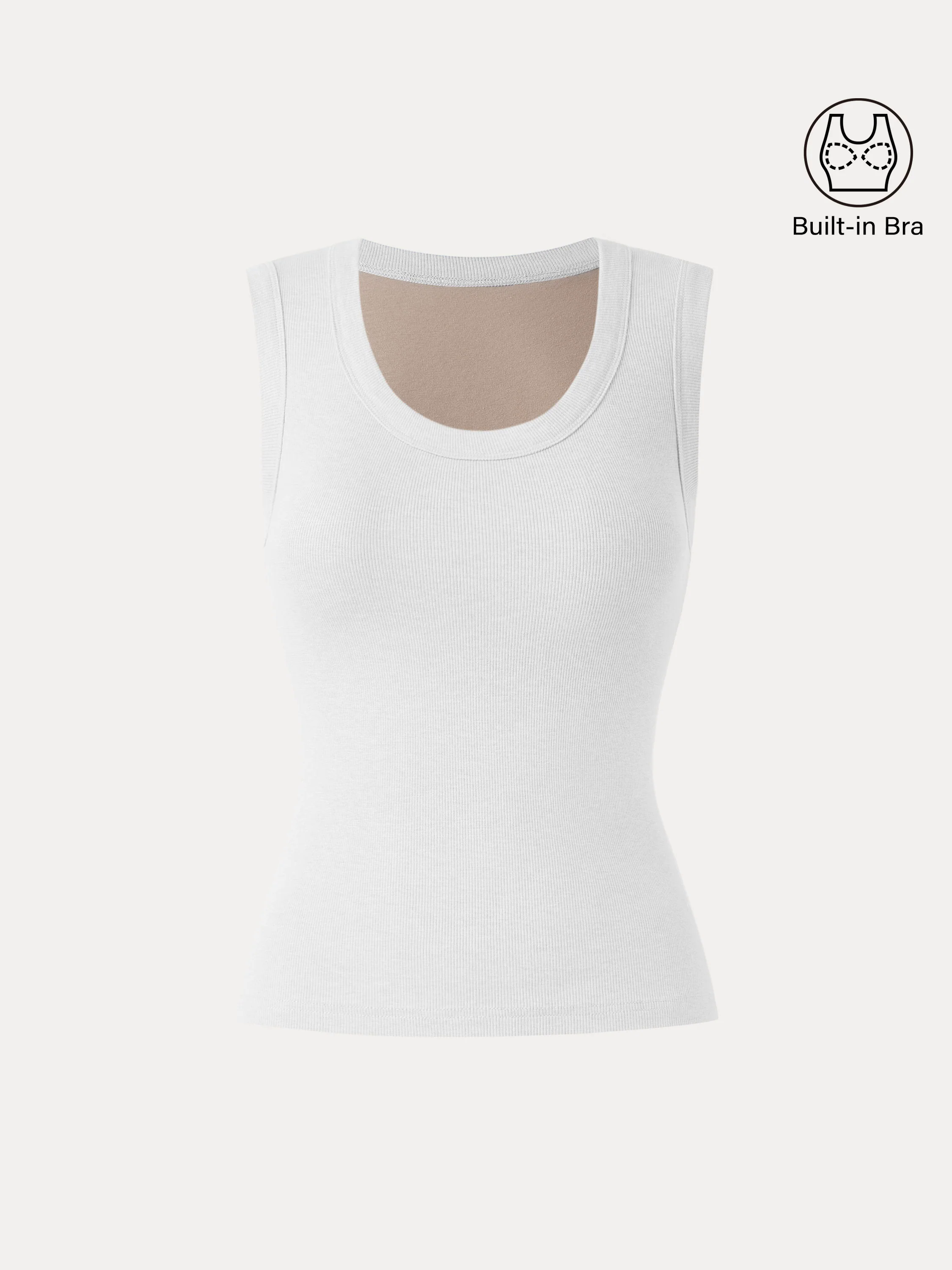 Stretch Cotton Scoopneck New Airy Brami Tank