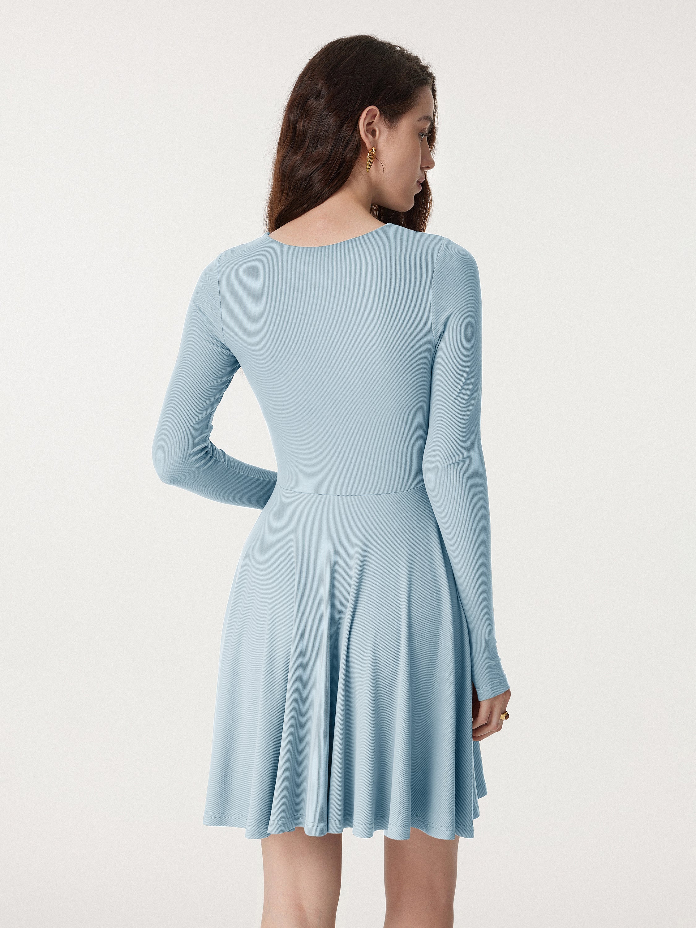 Everyday Crewneck New Airy Brami Mini Dress