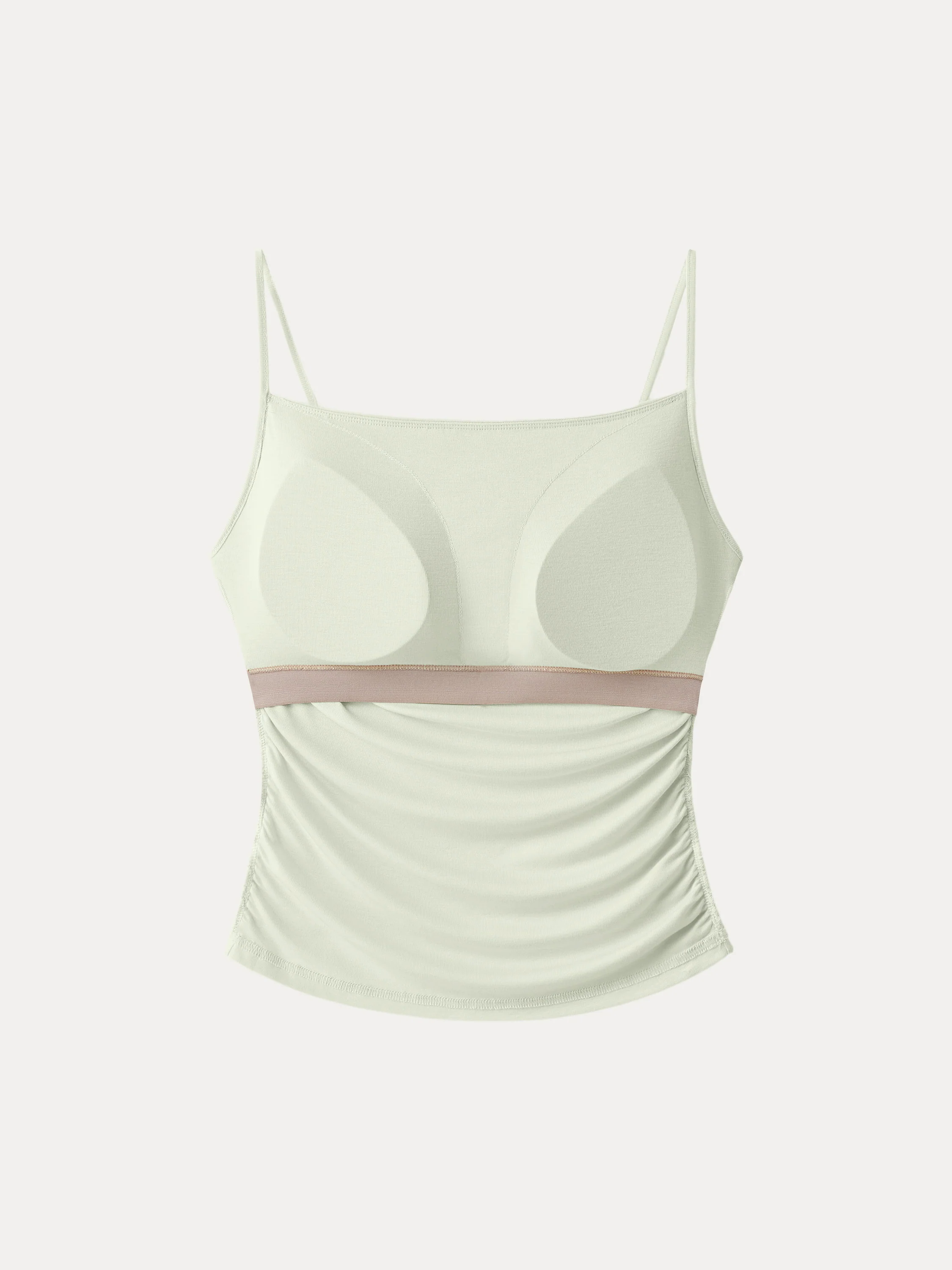 Adjustable Spaghetti Straps Side Ruched New Airy Brami Adjustable Spaghetti Straps Side Ruched New Airy Brami