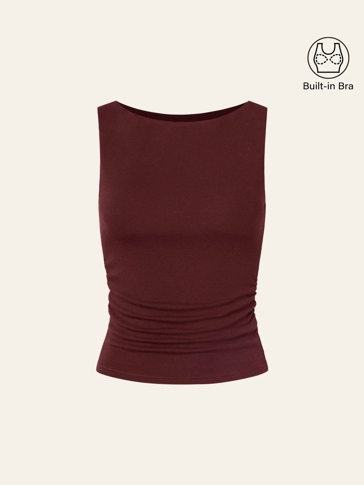 Boat Neck Brami Tank Top Boat Neck Brami Tank Top