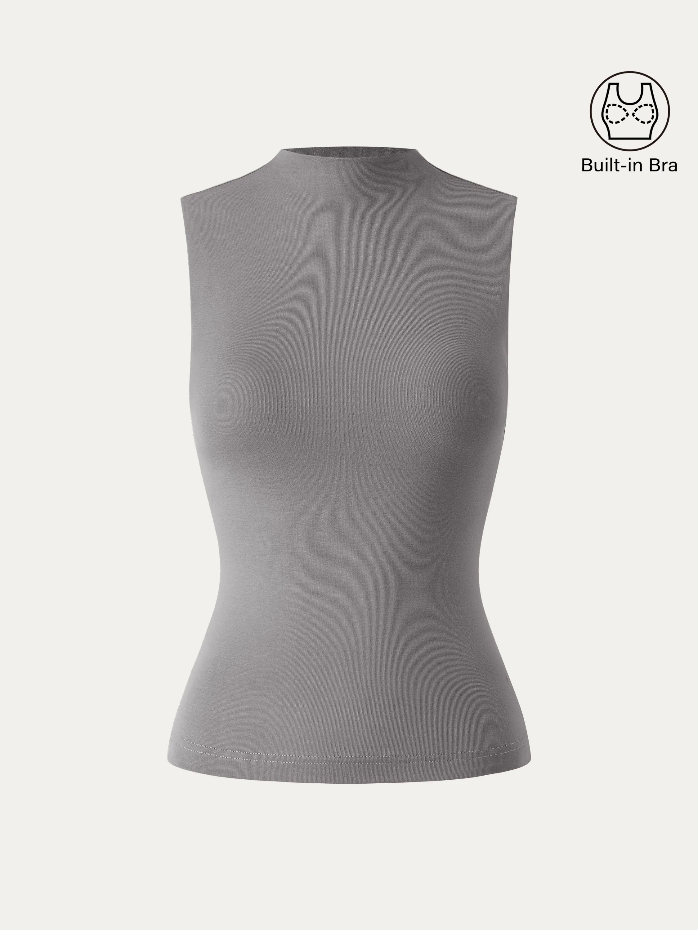 Mockneck New Airy Brami Tank Mockneck New Airy Brami Tank