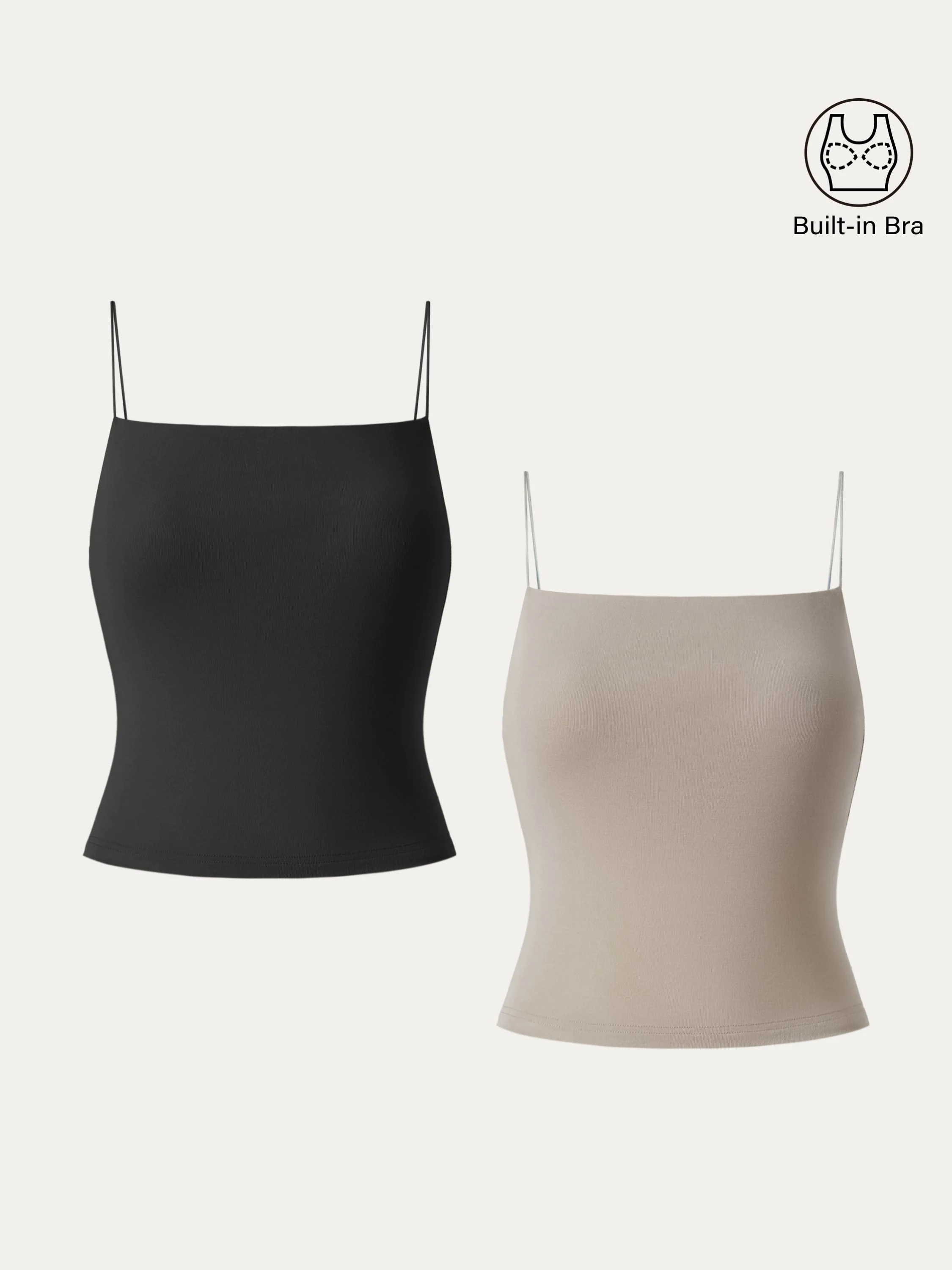 Essential Spaghetti Strap Cropped New Airy Brami Essential Spaghetti Strap Cropped New Airy Brami