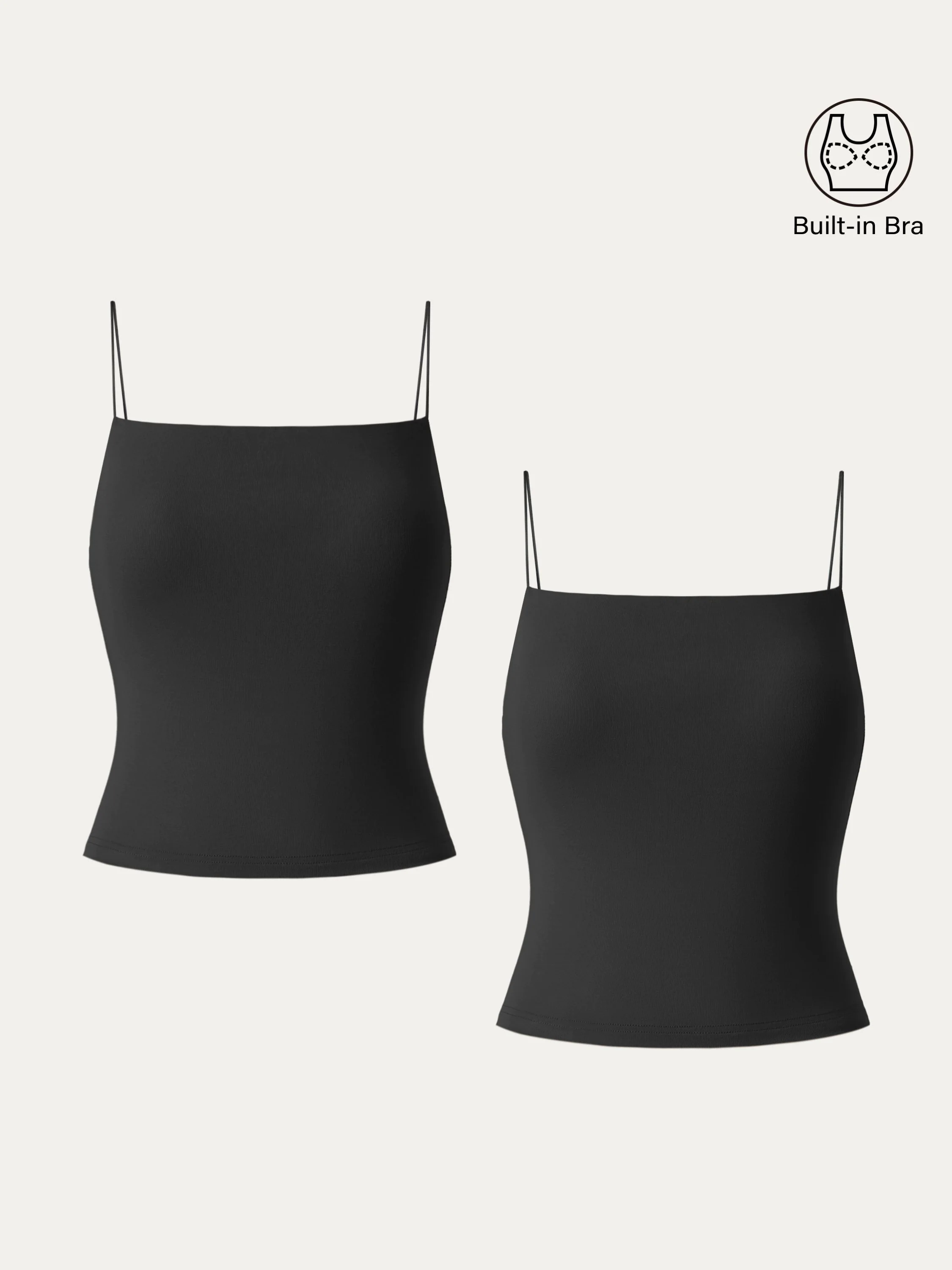 Essential Spaghetti Strap Cropped New Airy Brami Essential Spaghetti Strap Cropped New Airy Brami