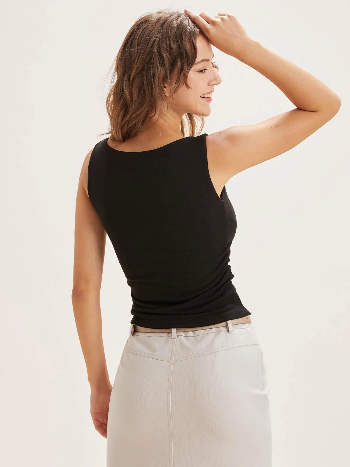 Boat Neck Brami Tank Top Boat Neck Brami Tank Top