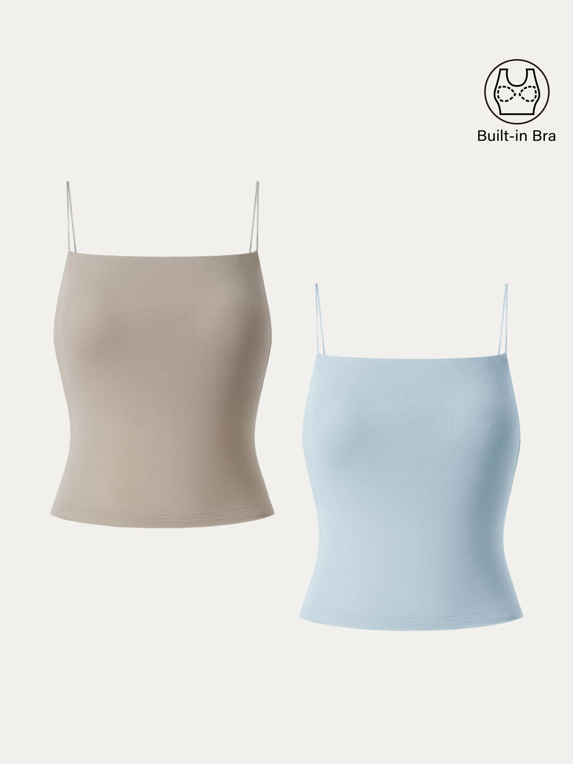 Essential Spaghetti Strap Cropped New Airy Brami Essential Spaghetti Strap Cropped New Airy Brami