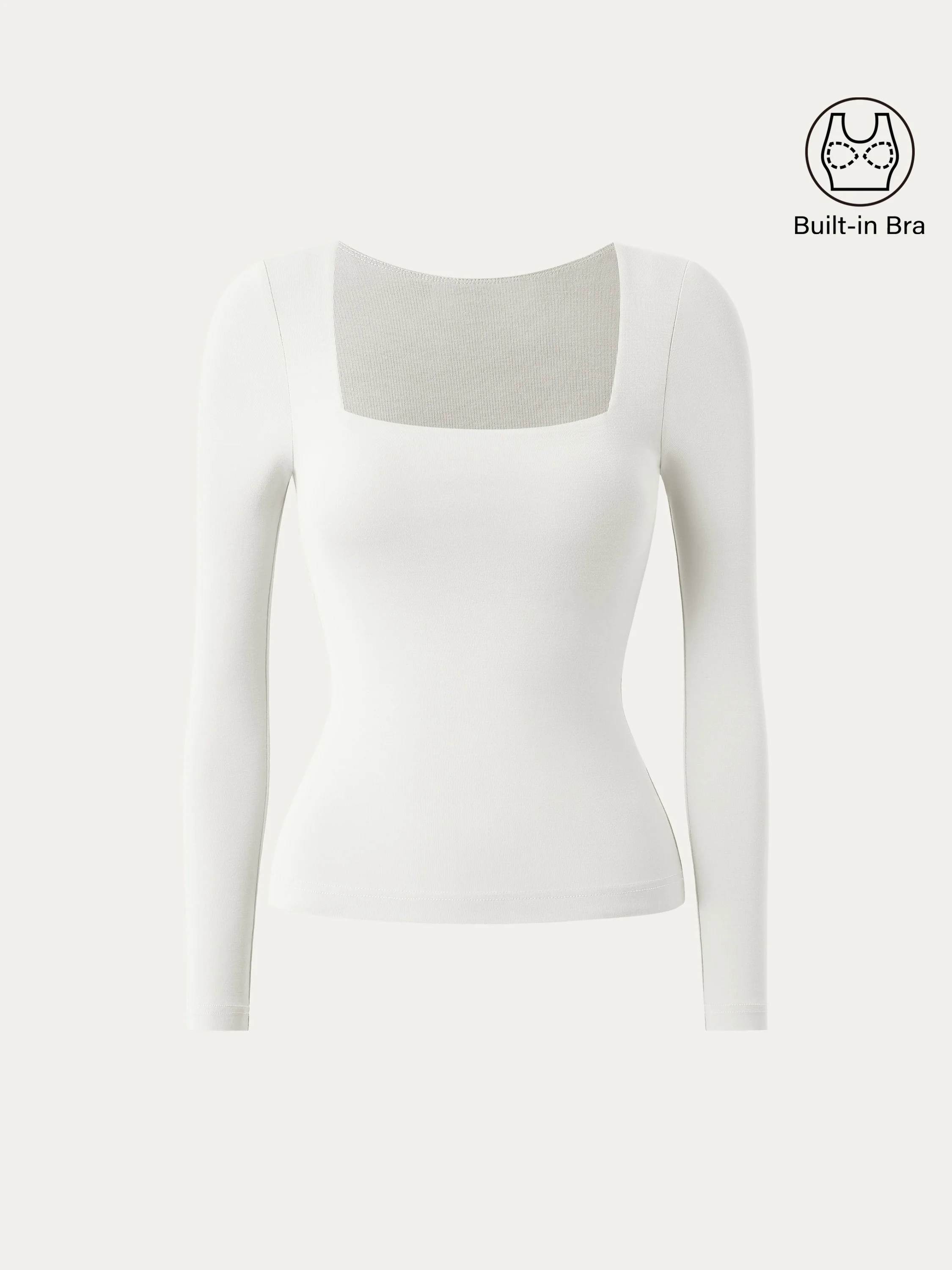 Square Neck Long Sleeve New Airy Brami